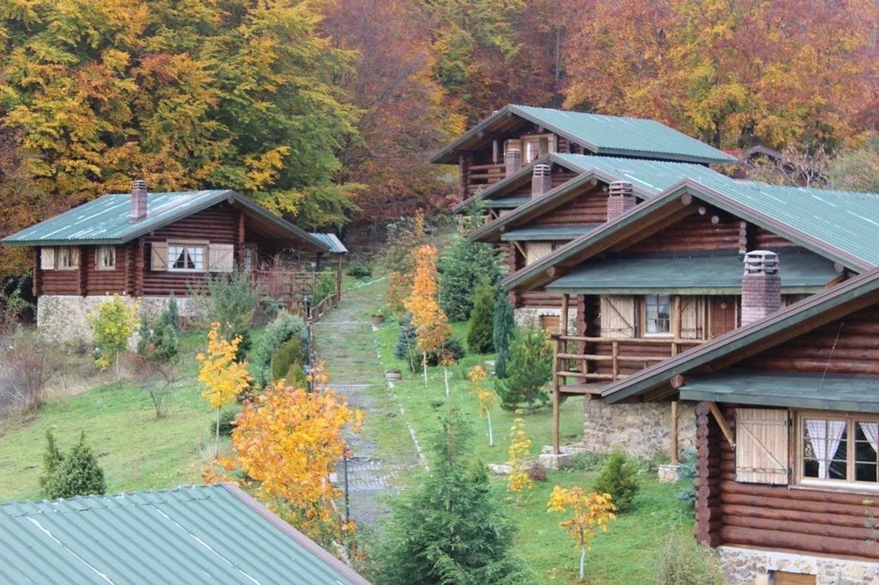 Sfendamos Wood Village Naousa  Buitenkant foto