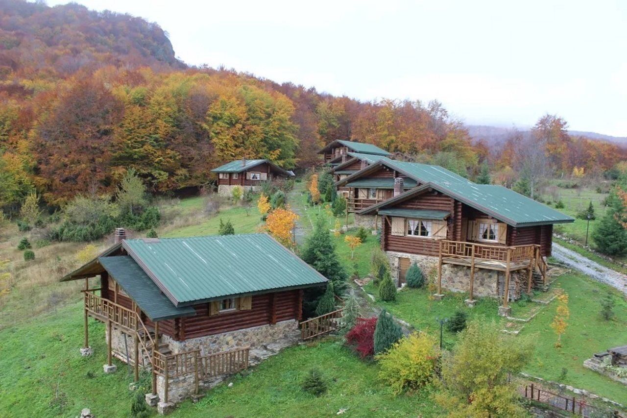 Sfendamos Wood Village Naousa  Buitenkant foto